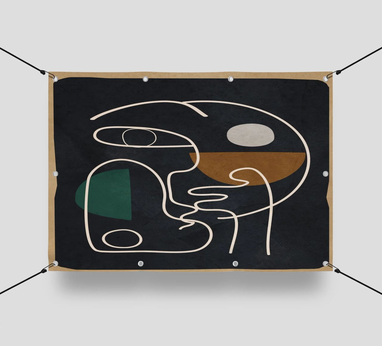 Floating Abstraction 3 telo in pvc da cityart