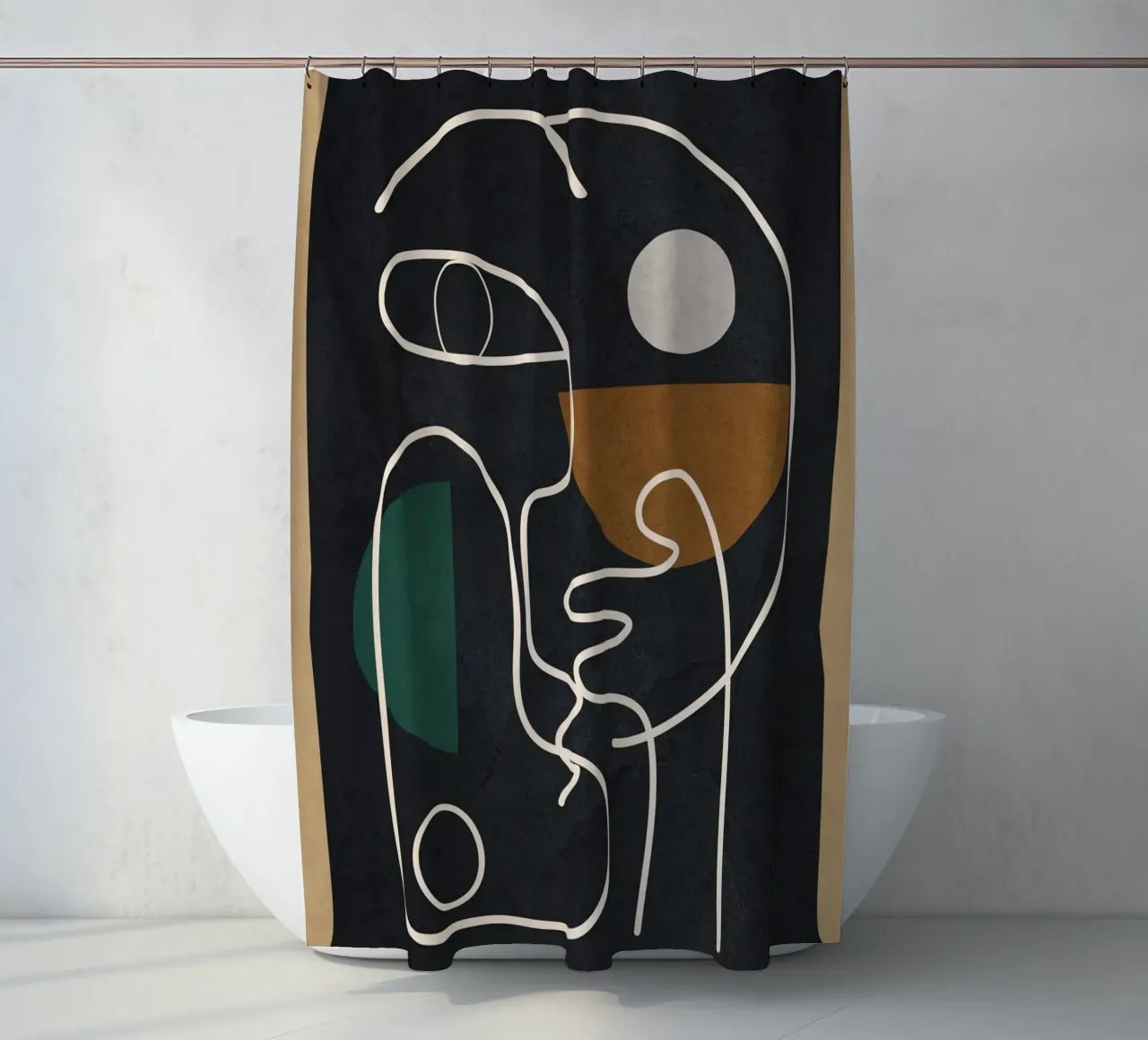 Floating Abstraction 3 tenda da doccia da cityart