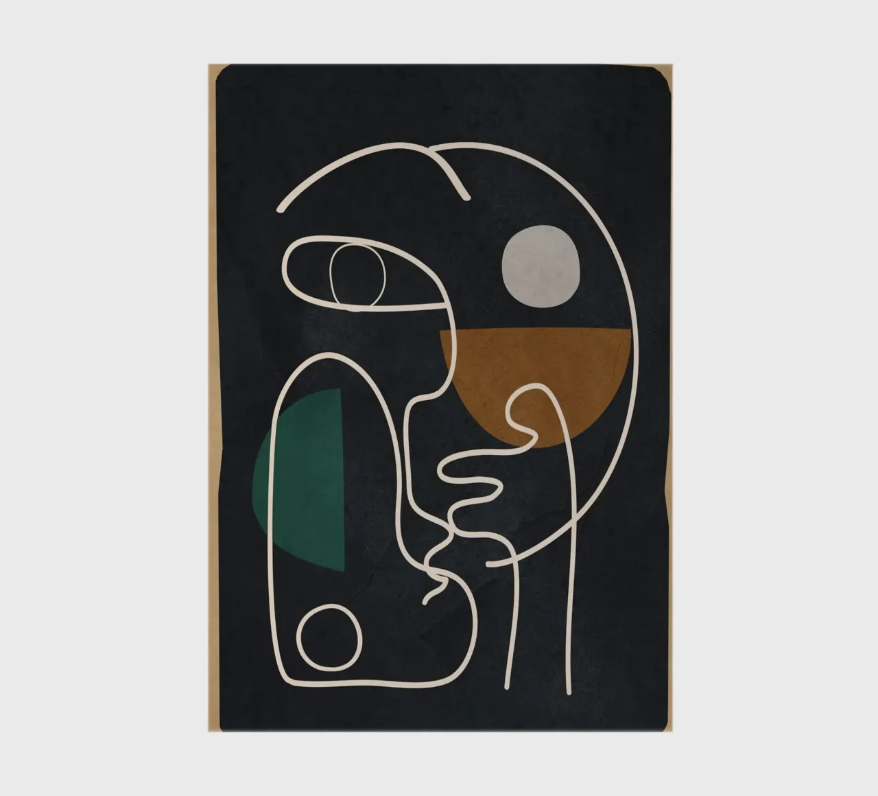 Floating Abstraction 3 Notizbuch von cityart