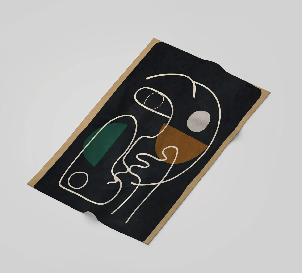 Floating Abstraction 3 beach towel by cityart