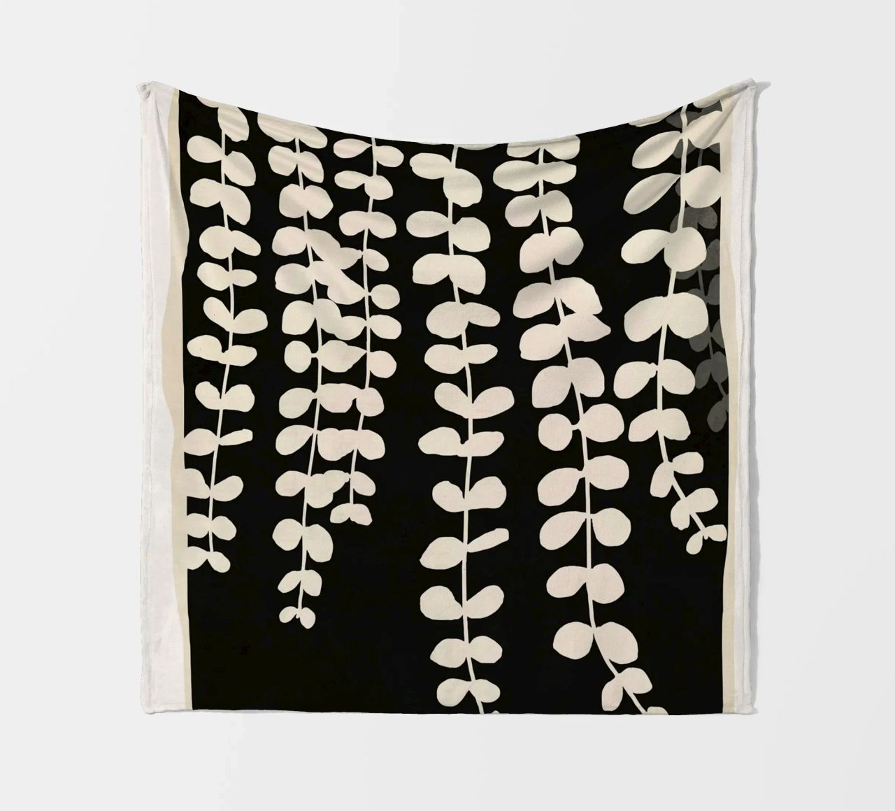 Minimal Abstract Leaves 2 coperta in pile da cityart