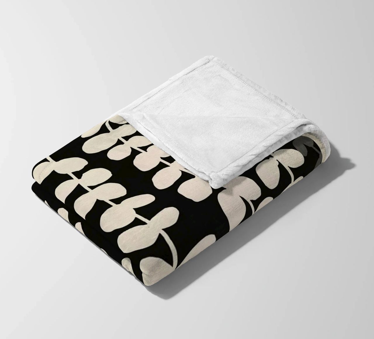 Minimal Abstract Leaves 2 coperta in pile da cityart