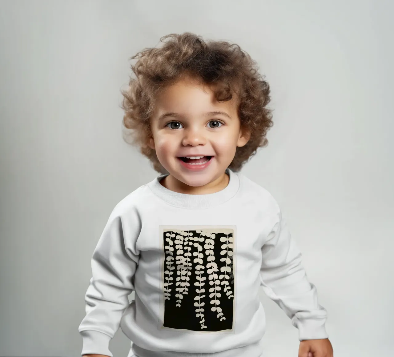 Minimal Abstract Leaves 2 Baby Sweatshirt von cityart