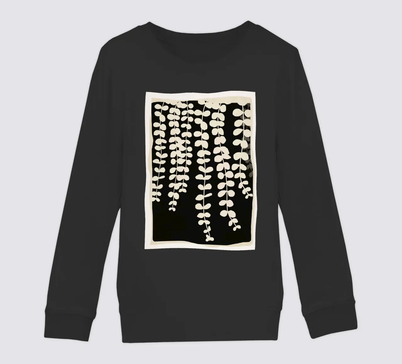 Minimal Abstract Leaves 2 felpa bambino da cityart