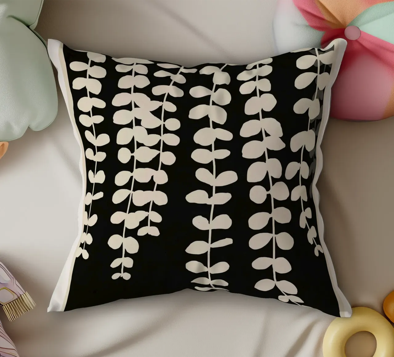 Minimal Abstract Leaves 2 cuscino da cityart