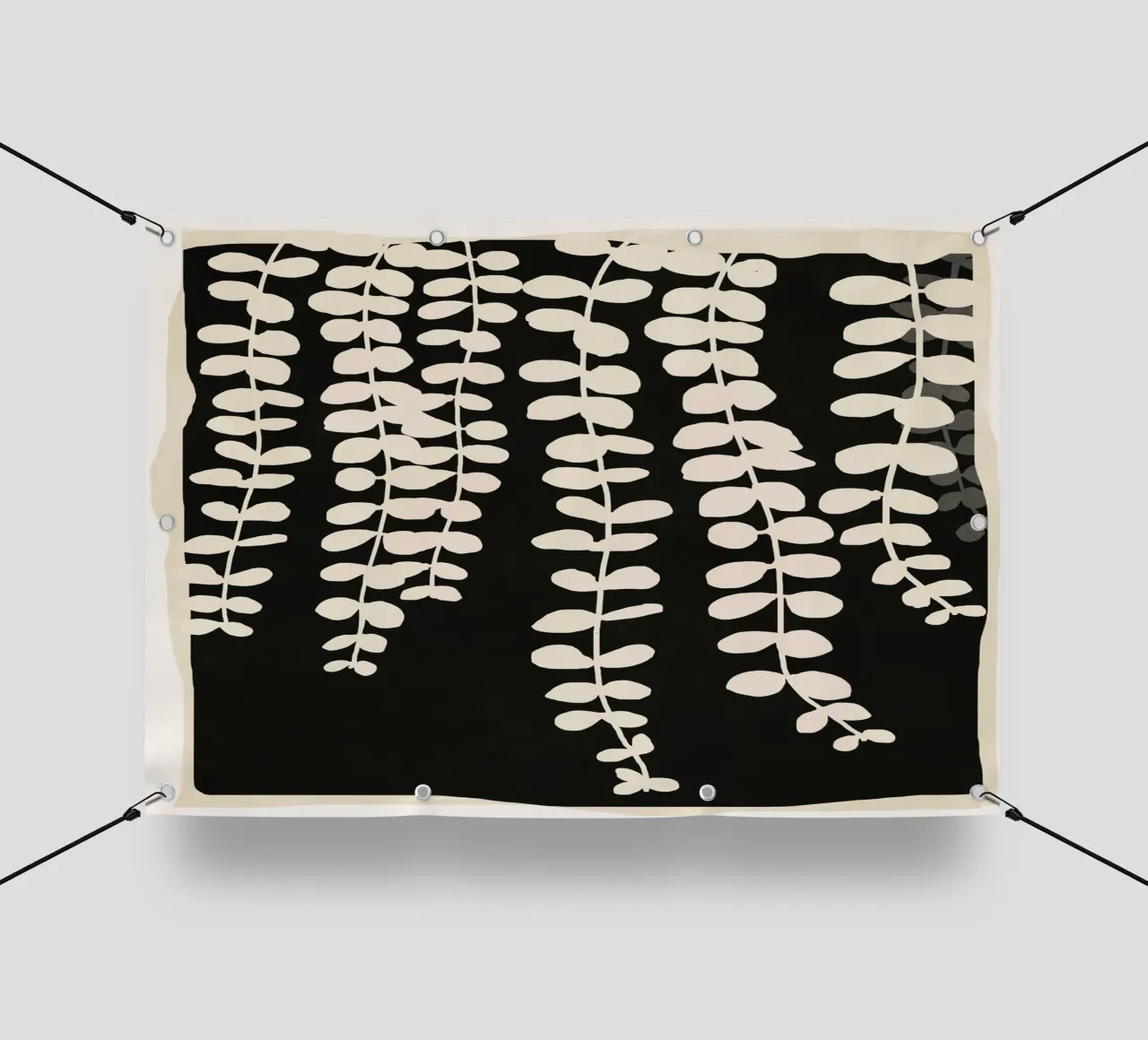 Minimal Abstract Leaves 2 telo in pvc da cityart