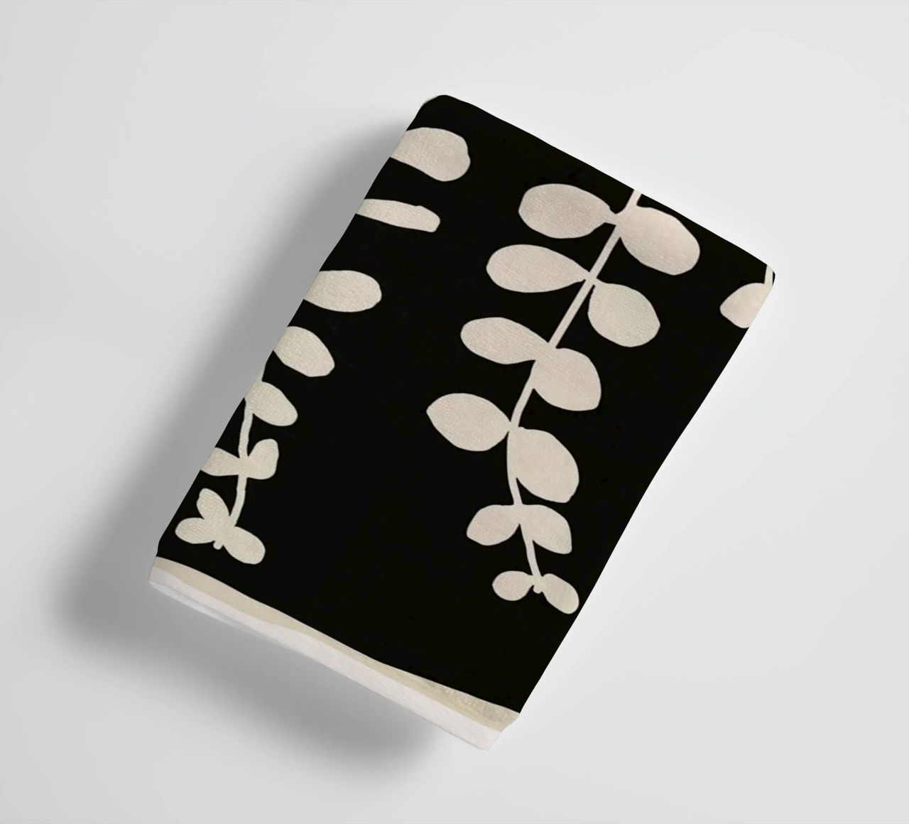 Minimal Abstract Leaves 2 asciugamano da bagno da cityart