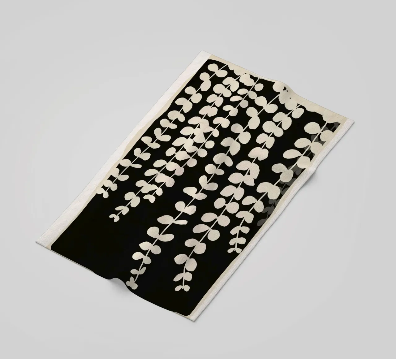 Minimal Abstract Leaves 2 telo mare da cityart