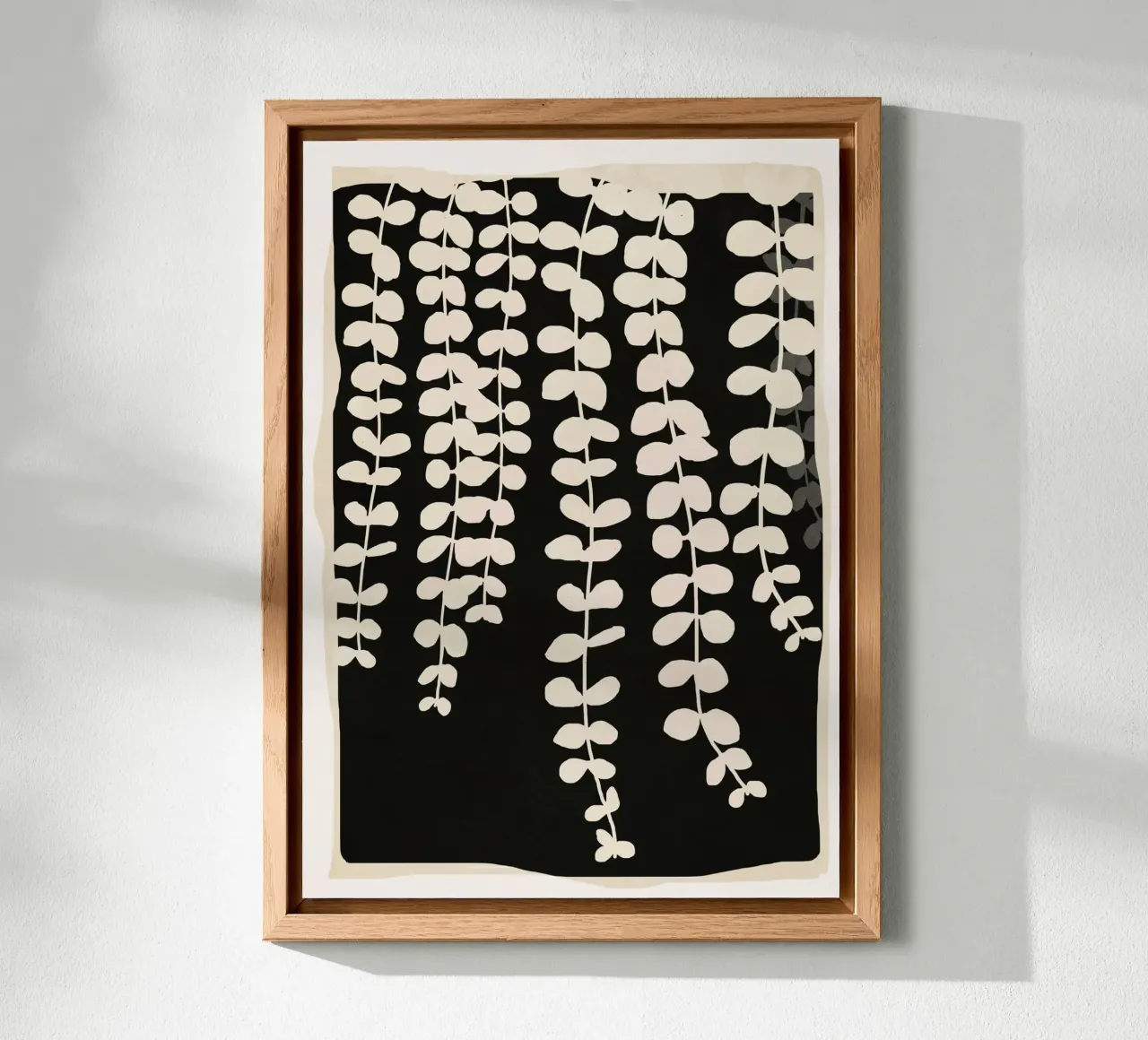 Minimal Abstract Leaves 2 pannello forex da cityart