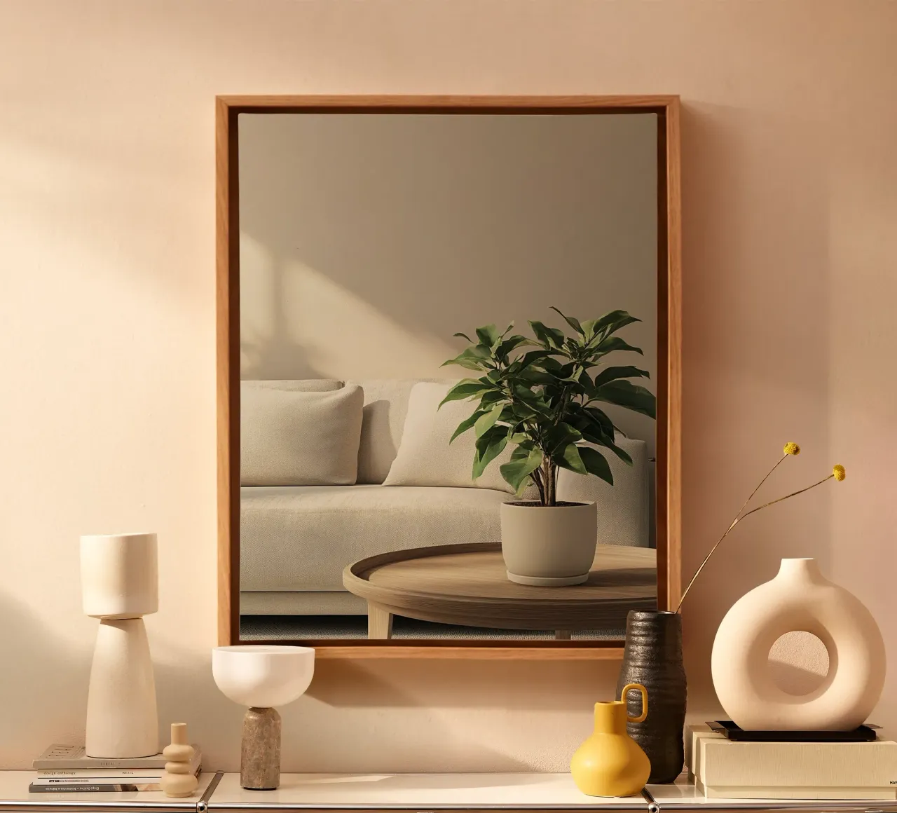 Verde lussureggiante tela con Cornice a cassetta da PhotoVibe Decor