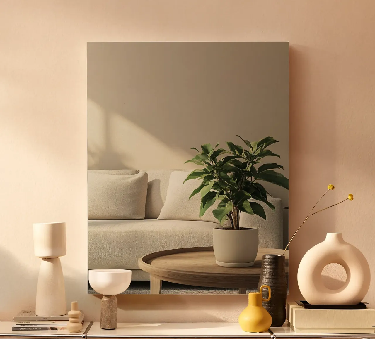 Verde lussureggiante tela con Cornice a cassetta da PhotoVibe Decor
