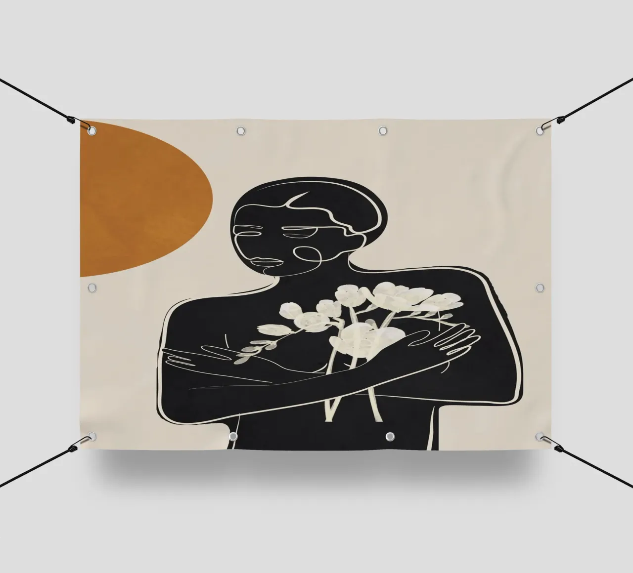 Touch of Bloom telo in pvc da cityart