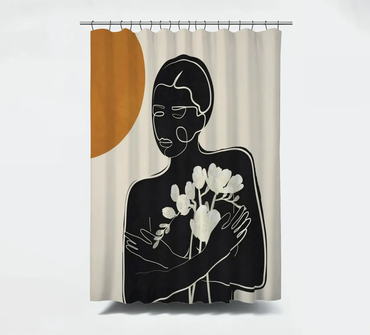 Touch of Bloom tenda da doccia da cityart