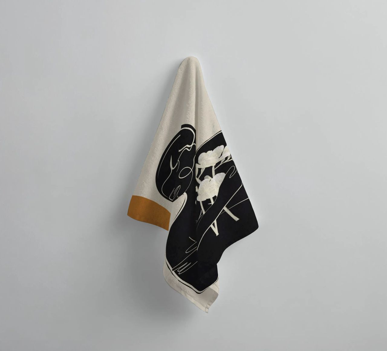 Touch of Bloom towel by cityart