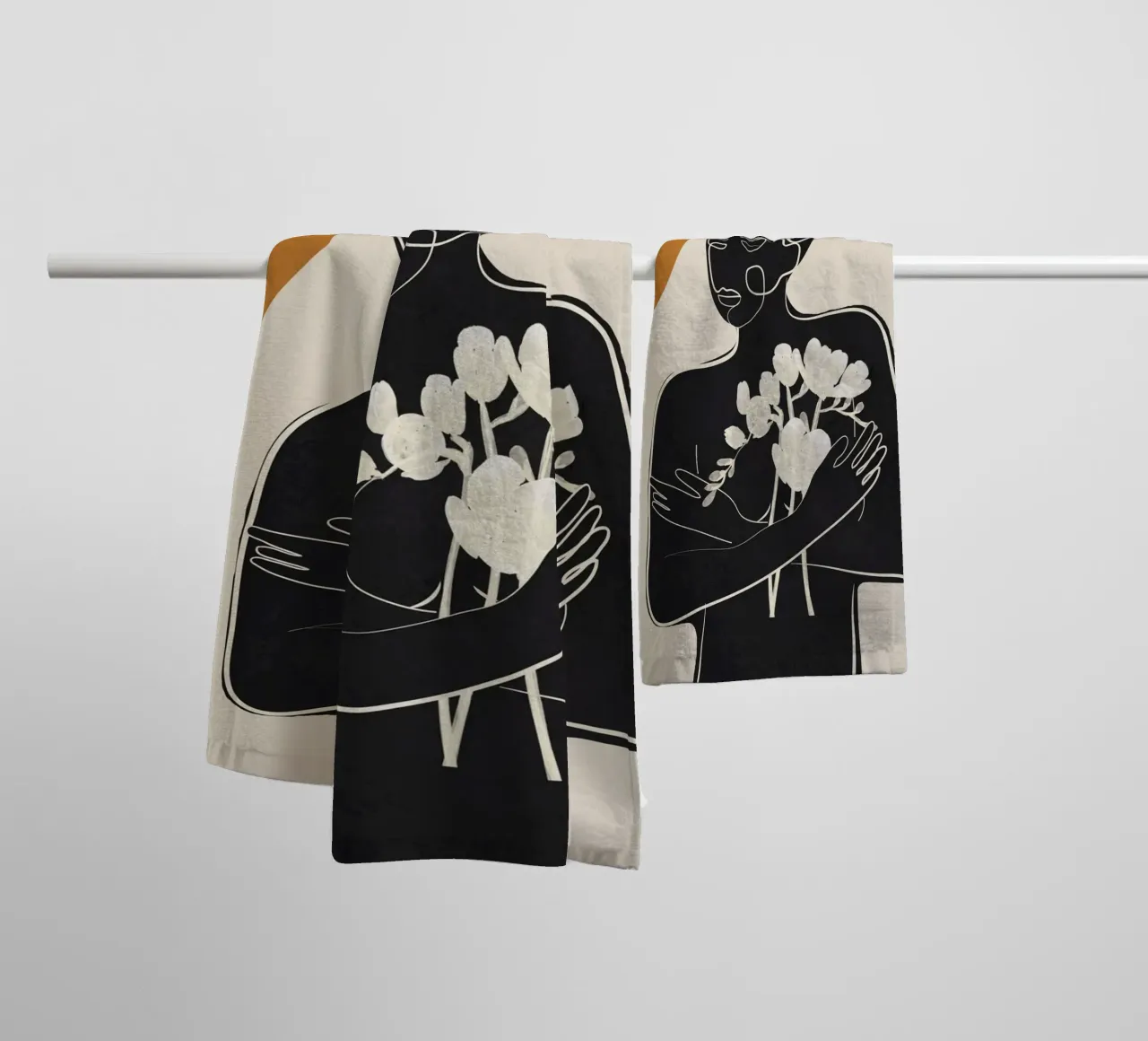 Touch of Bloom asciugamano da bagno da cityart