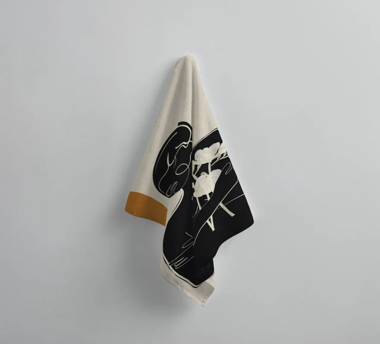 Touch of Bloom serviette de bain de cityart