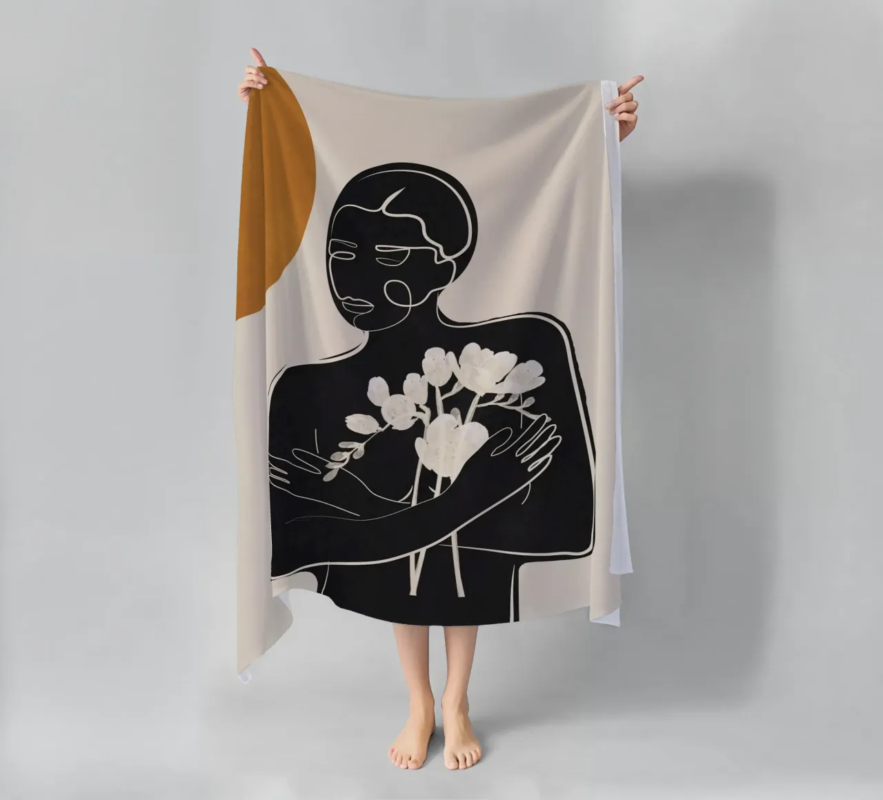 Touch of Bloom toalla de playa de cityart
