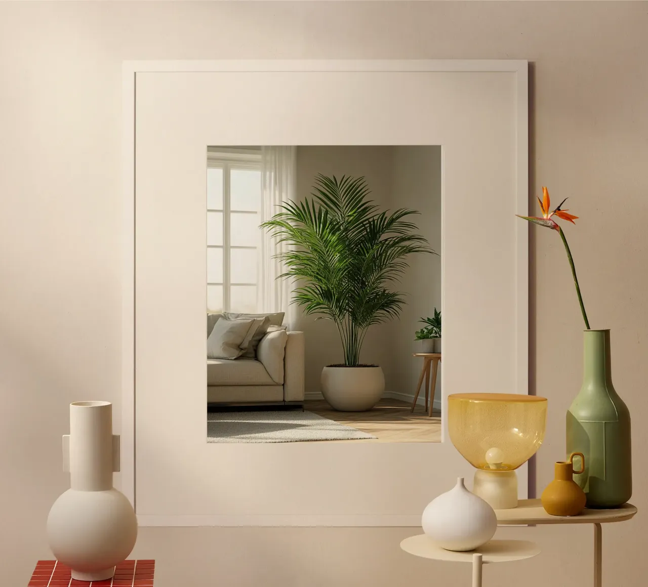 Verde lussureggiante poster con telaio in plastica da PhotoVibe Decor