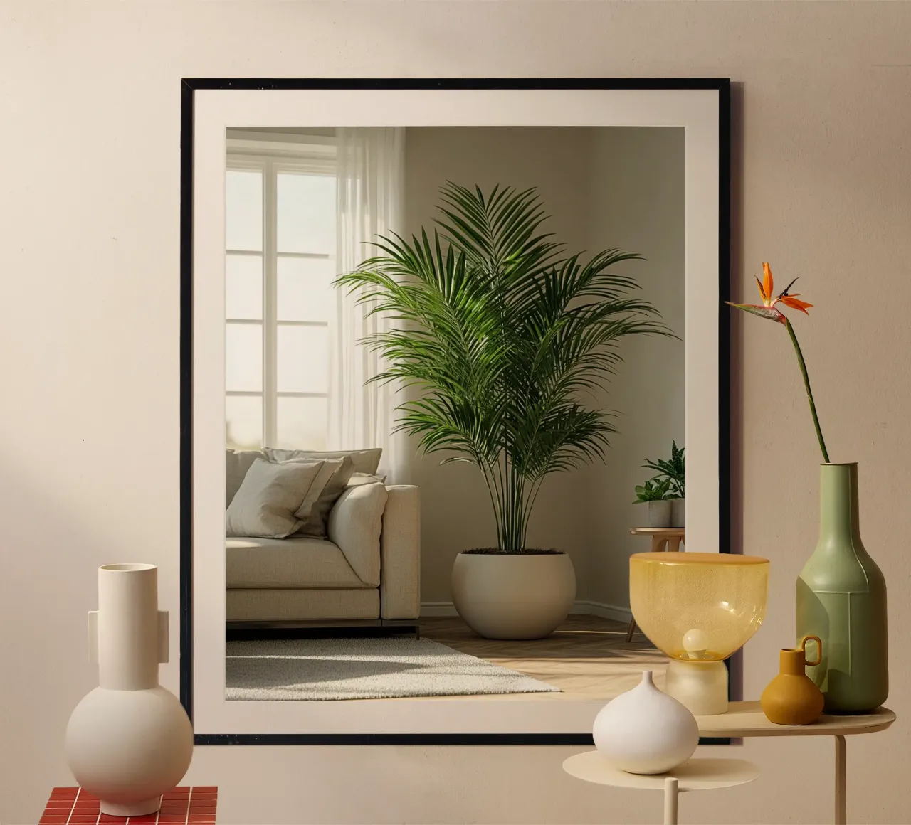 Verde lussureggiante poster con telaio in plastica da PhotoVibe Decor