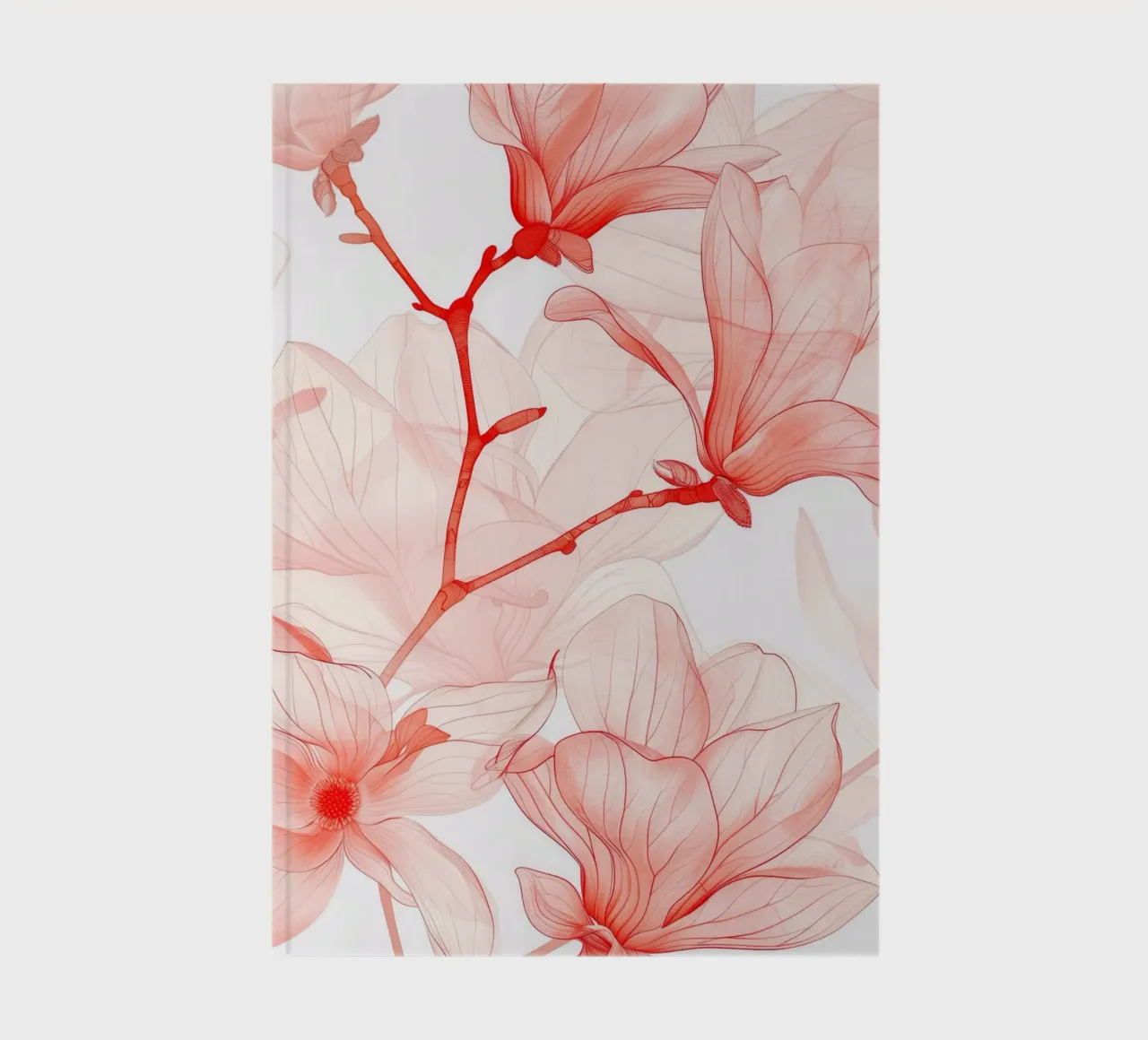 Magnolia notebook by Justyna Jaszke JBJart