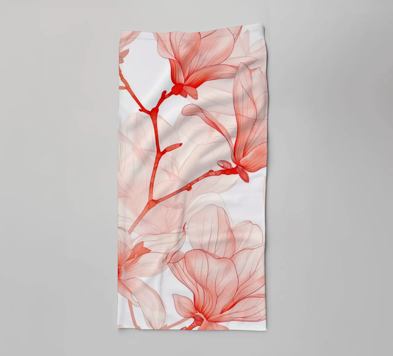 Magnolia asciugamano da bagno da Justyna Jaszke JBJart