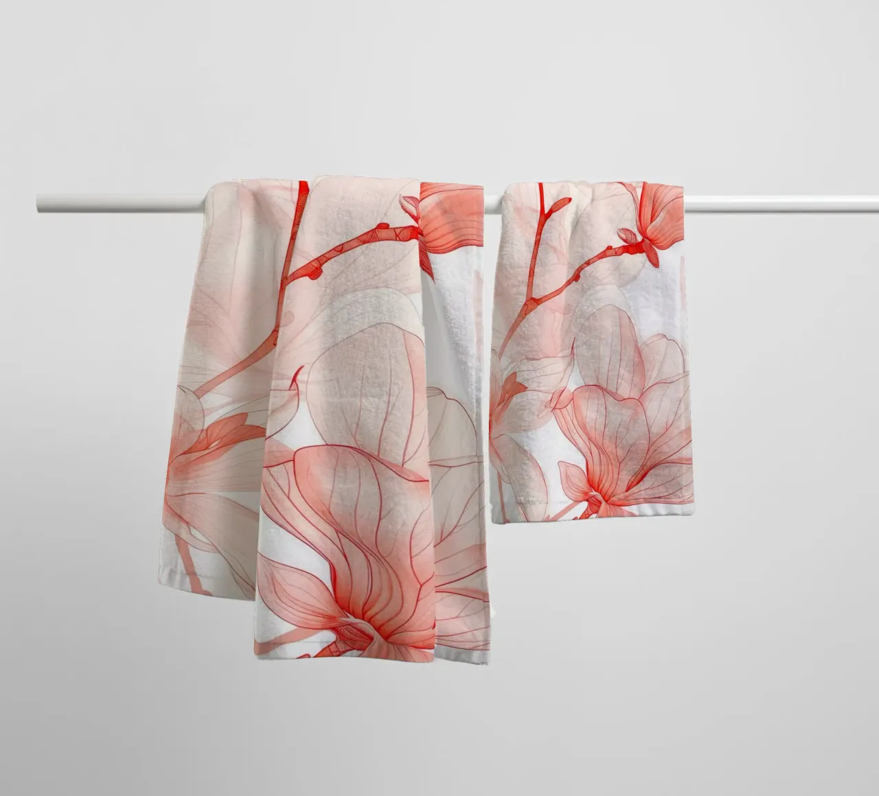 Magnolia asciugamano da bagno da Justyna Jaszke JBJart