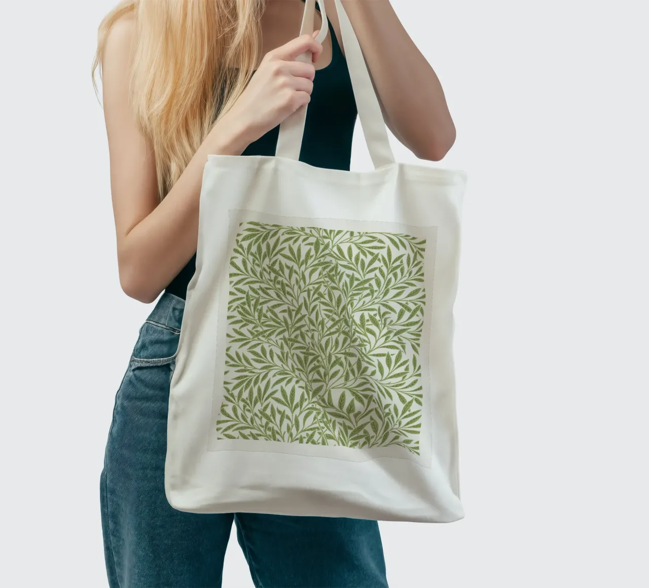 Willow pattern Jutebeutel von vintageshop