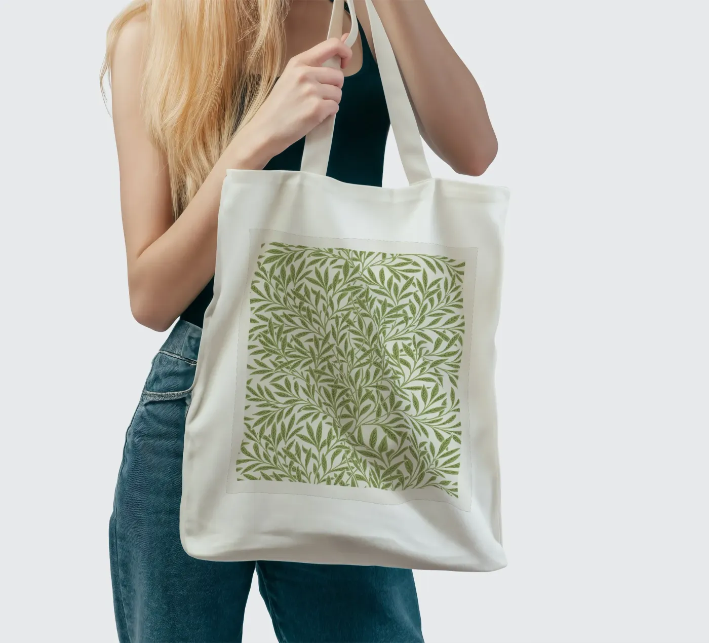 Willow pattern tote bag by vintageshop