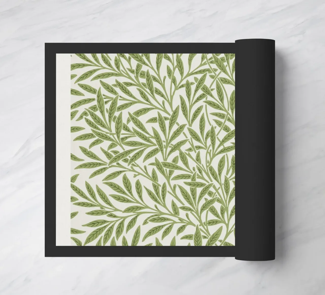 Willow pattern deurmat van vintageshop