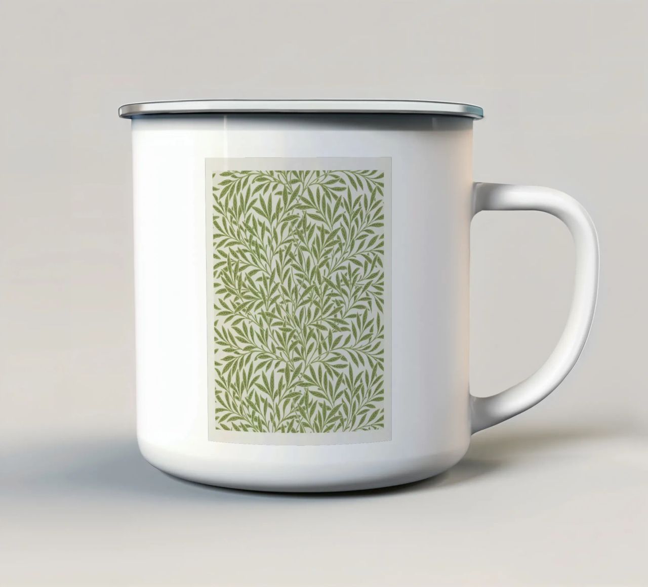 Willow pattern tazza in smalto da vintageshop