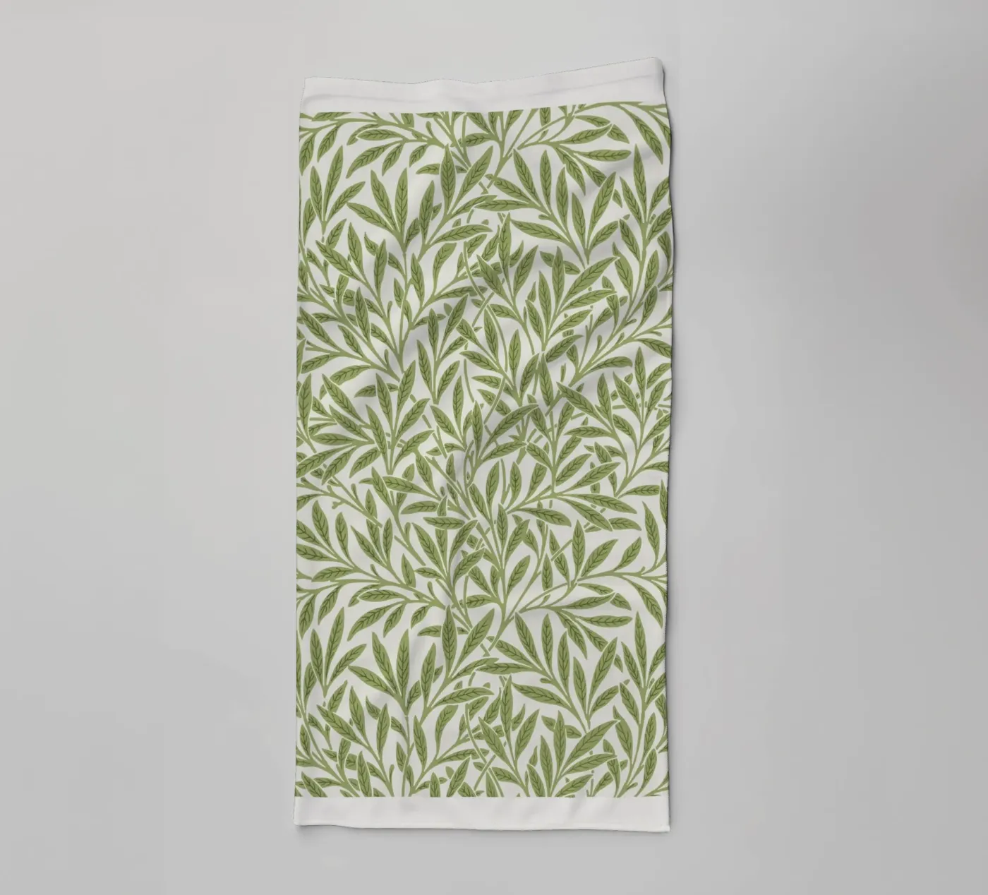 Willow pattern badhanddoek van vintageshop