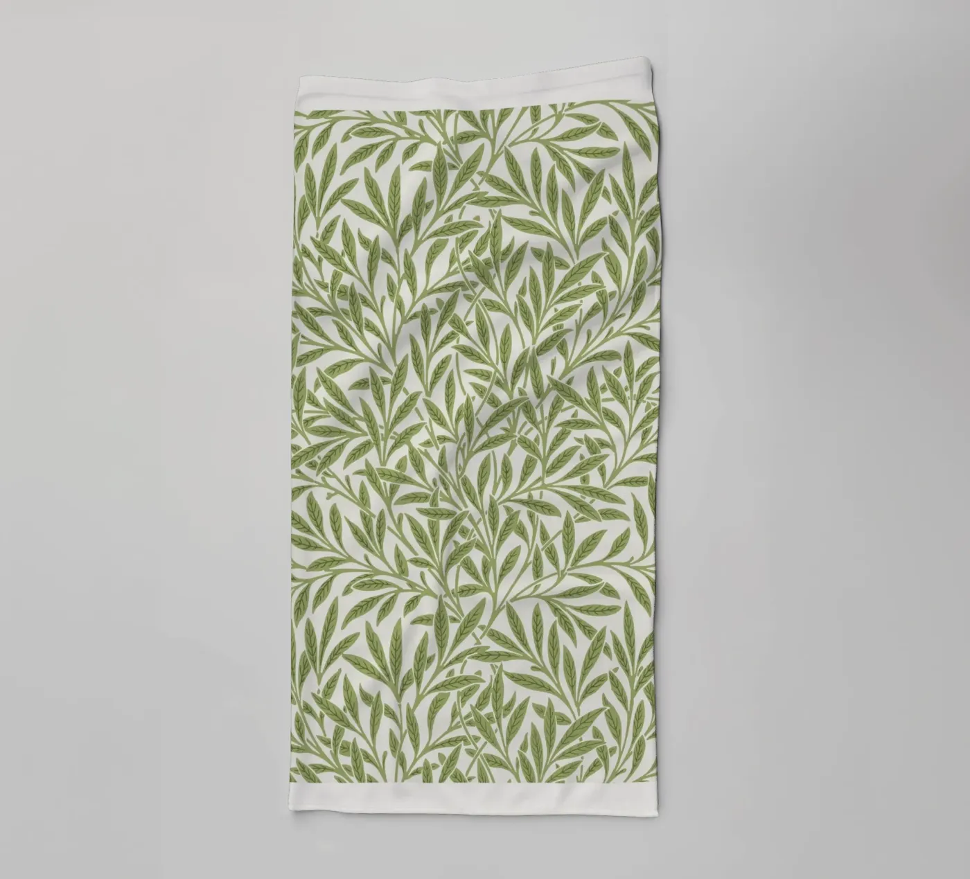 Willow pattern badhanddoek van vintageshop