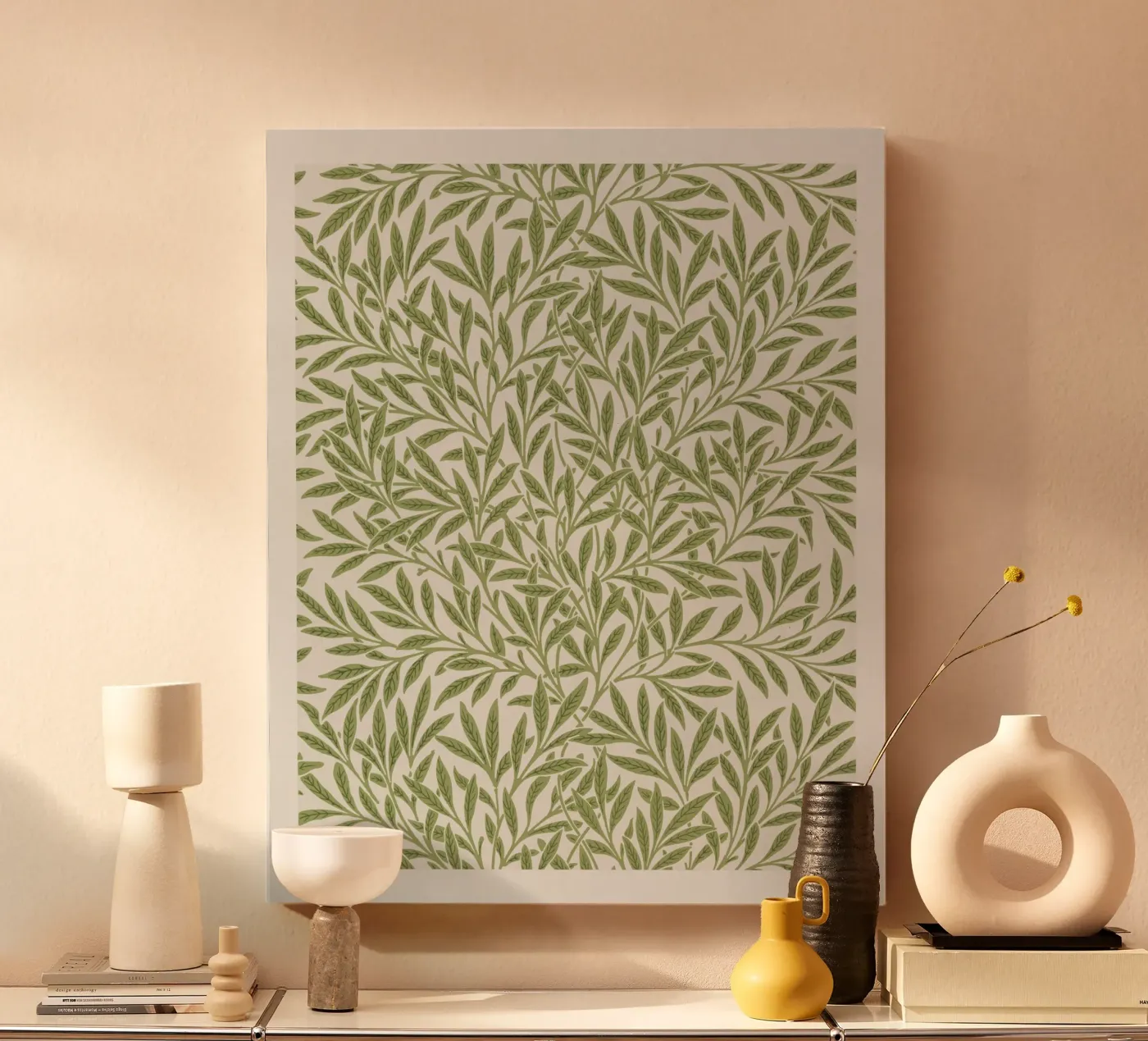 Willow pattern Leinwand von vintageshop