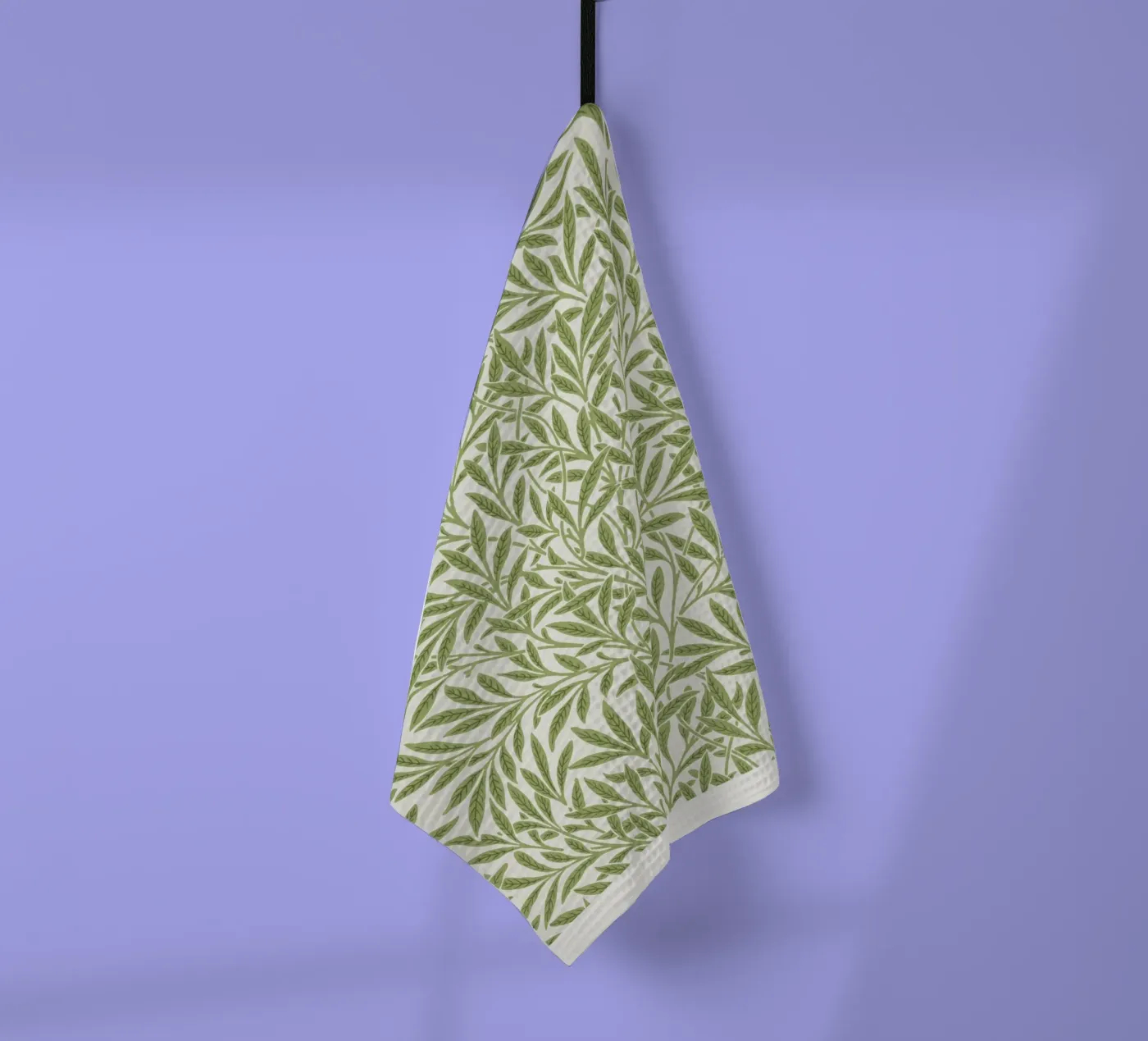 Willow pattern theedoek van vintageshop