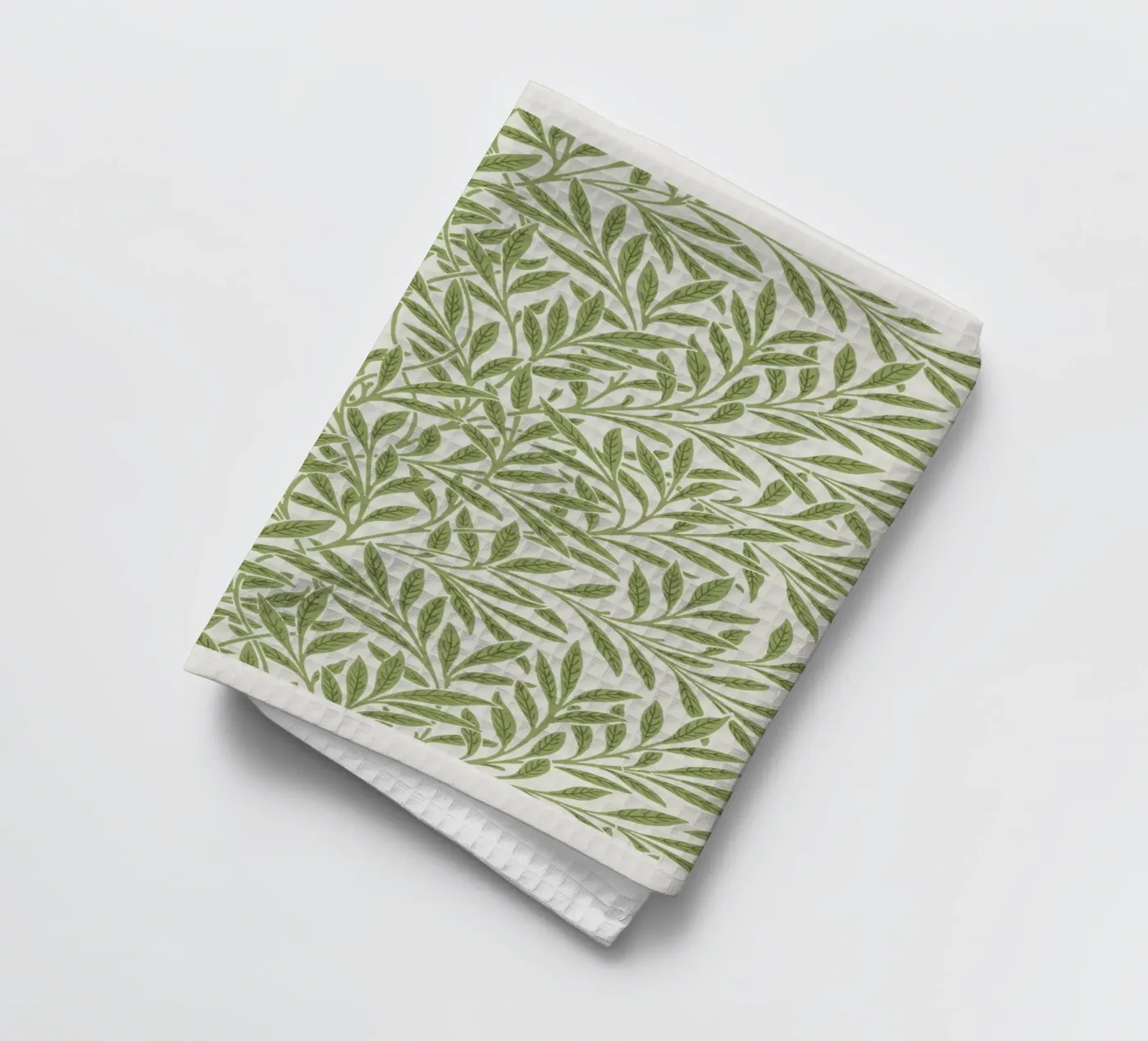 Willow pattern theedoek van vintageshop