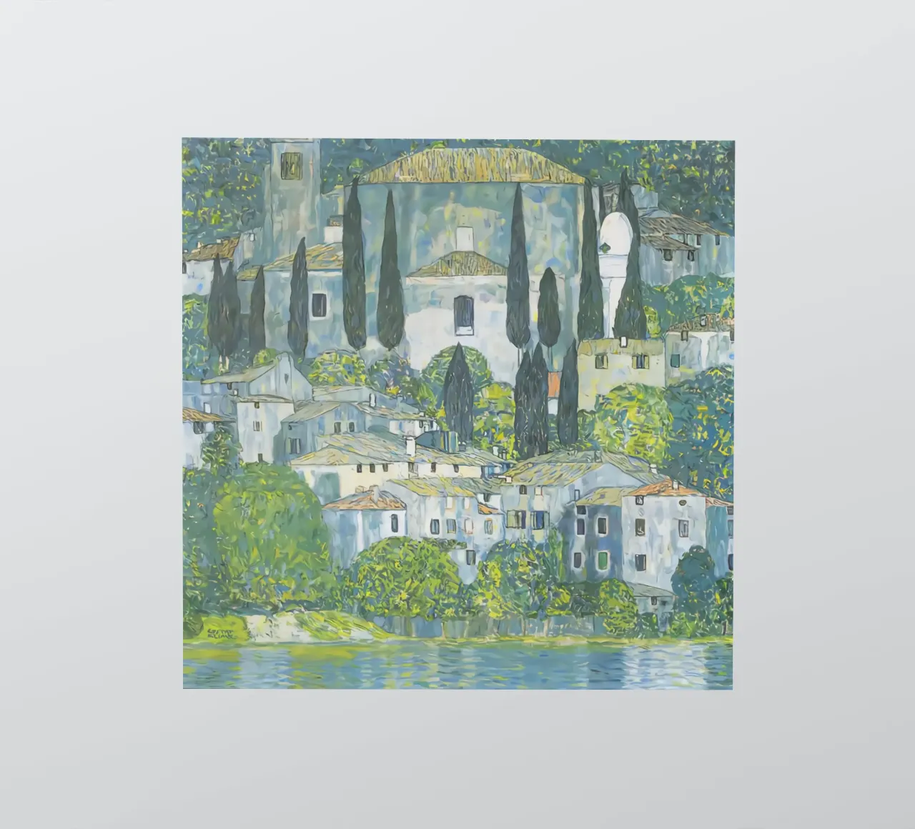 chruch in cassone sticker by D1 Shop