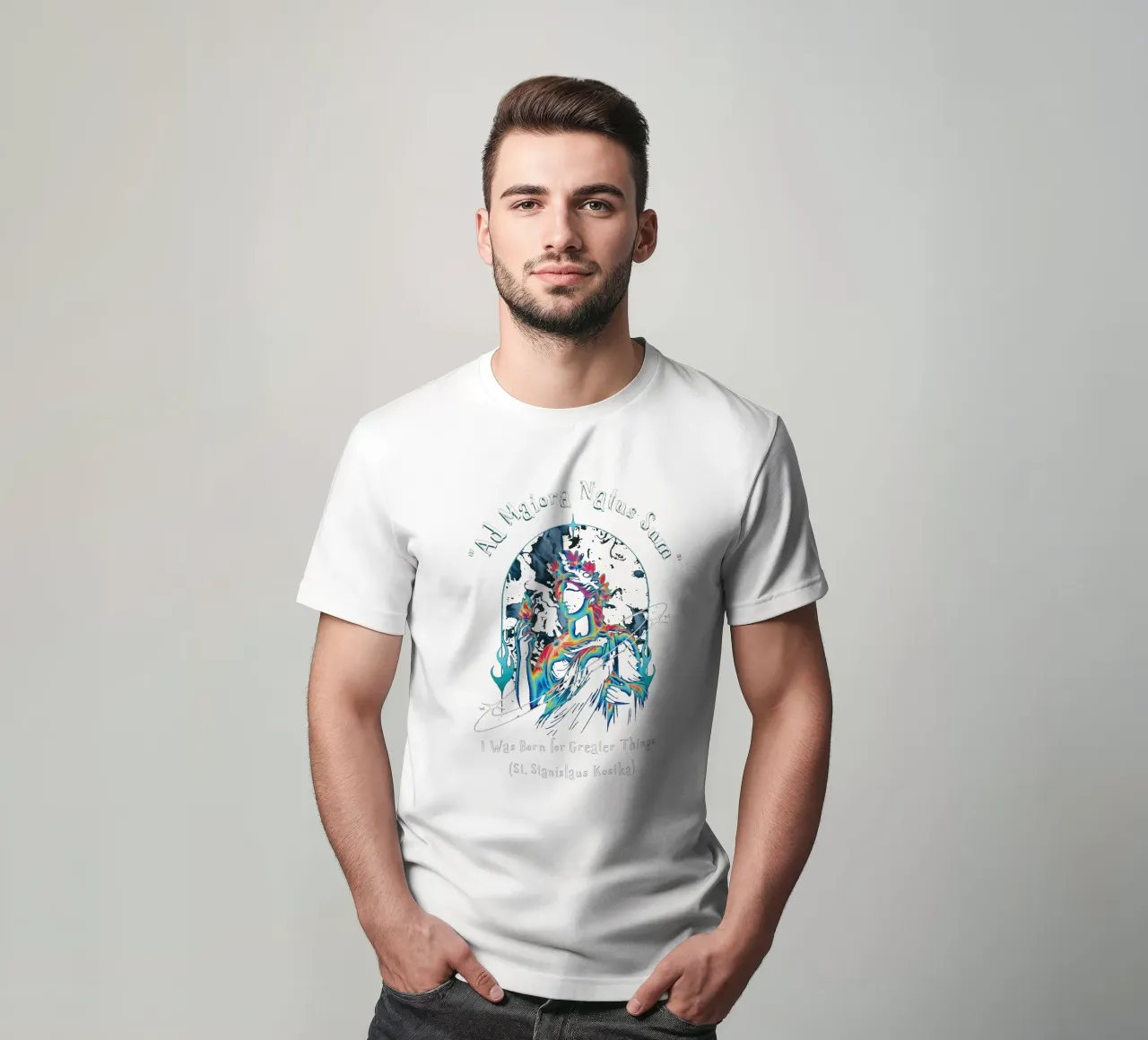 Ad Maiora Natus Sum t-shirt da Gunawan Rb