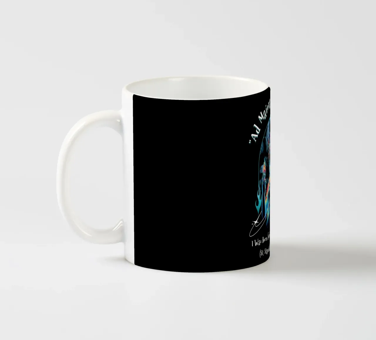 Ad Maiora Natus Sum tazza in ceramica da Gunawan Rb