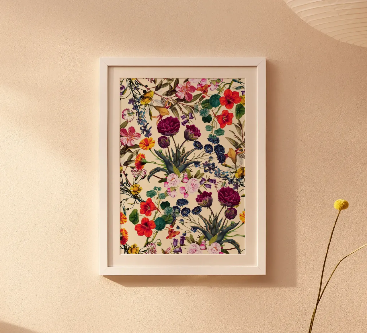 Magical Garden V poster con telaio in plastica da burcukorkmazyurek
