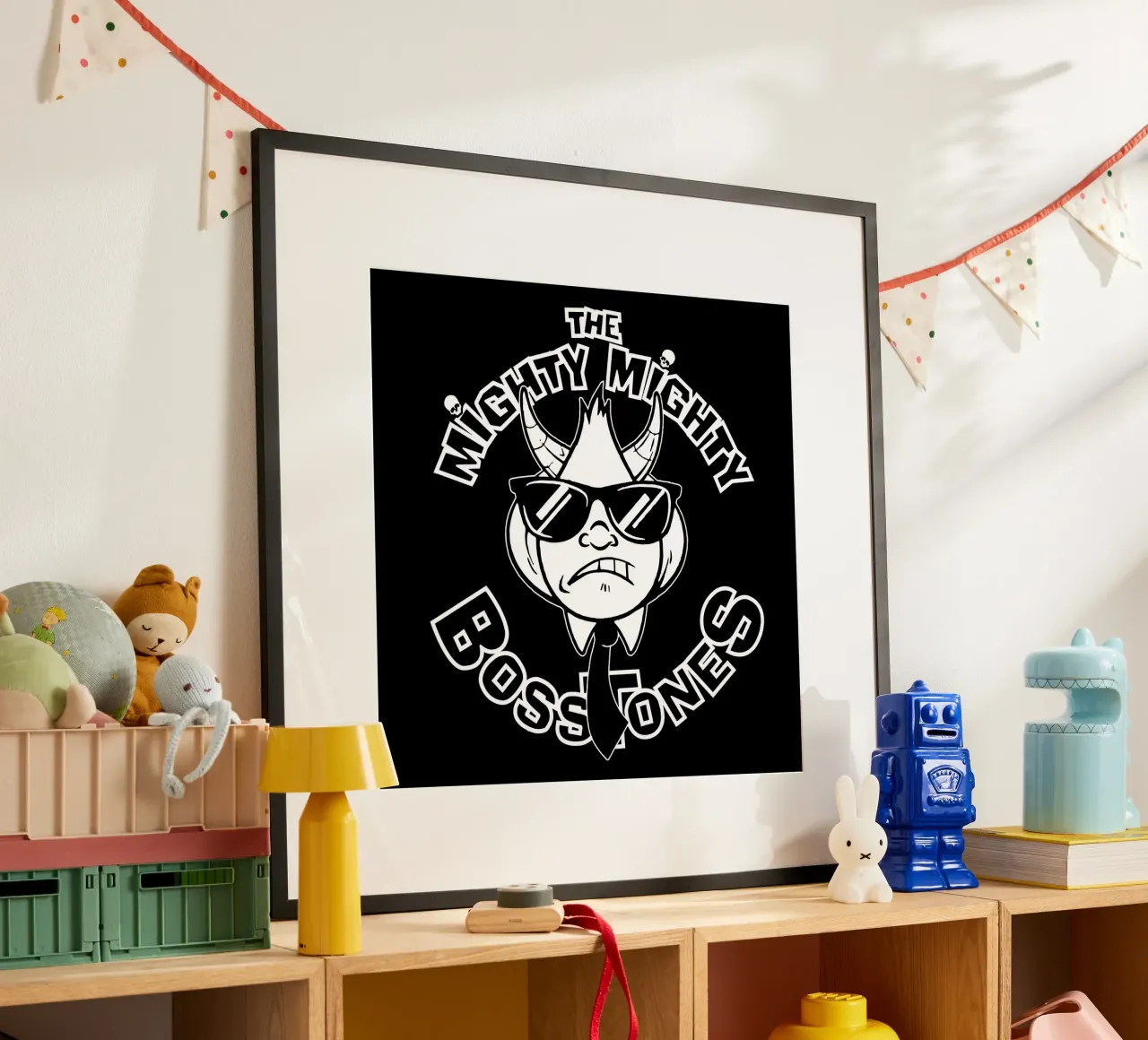The Mighty Mighty Bosstones poster con telaio in legno da lovelouie