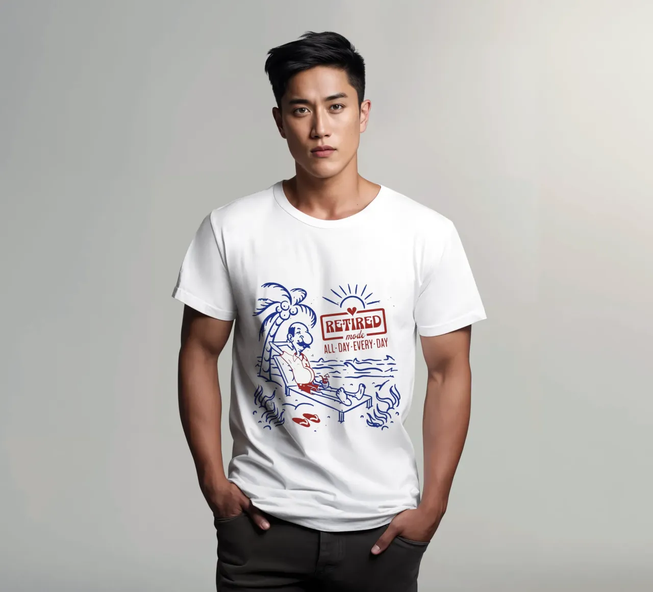 Modalità in pensione t-shirt da Gunawan Rb
