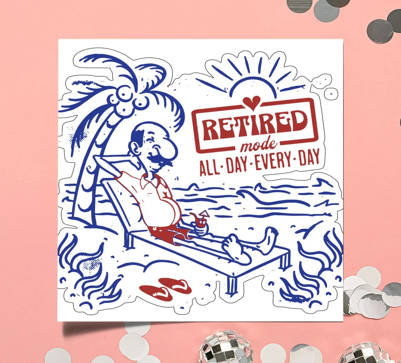 Modus im Ruhestand Stickerbogen von Gunawan Rb