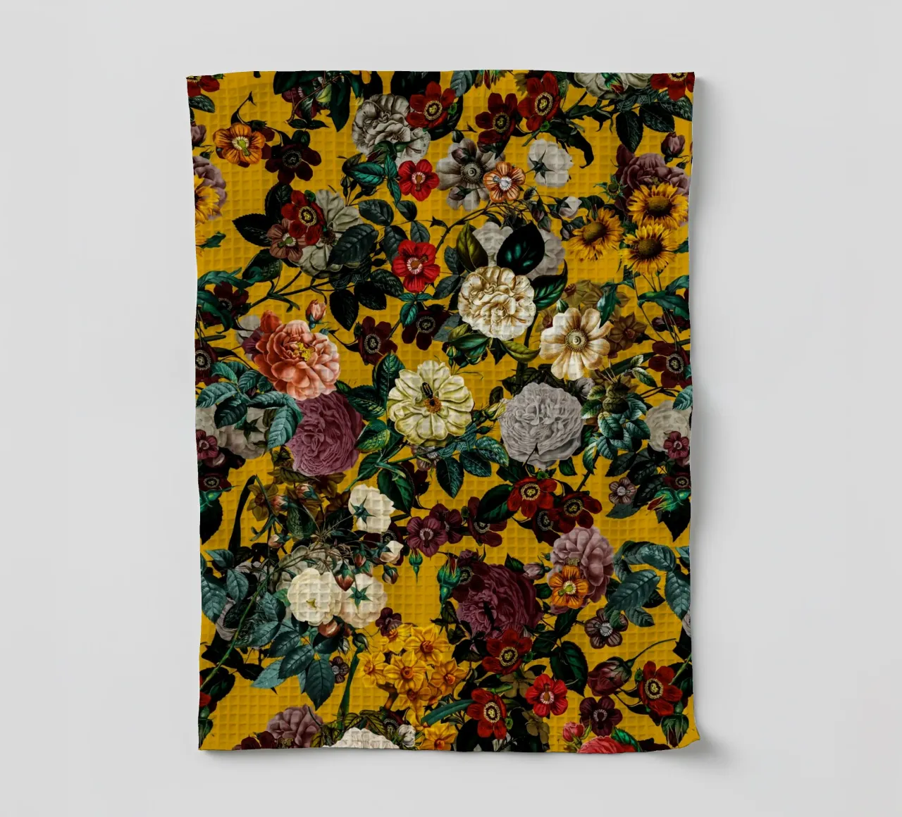 Exotic Garden V tea towel by burcukorkmazyurek