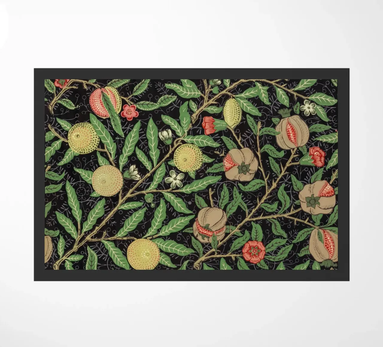 Fruit pattern deurmat van vintageshop