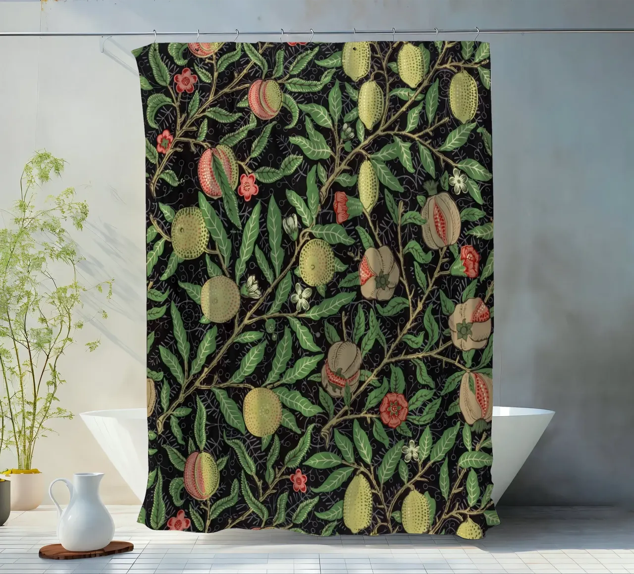 Fruit pattern Duschvorhang von vintageshop