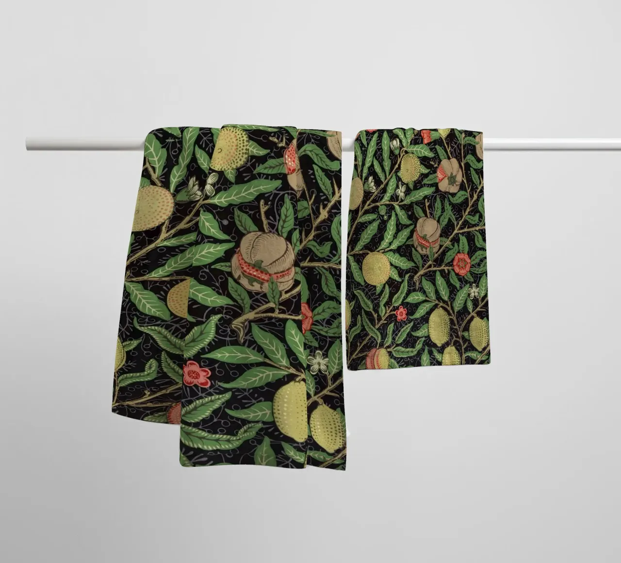 Fruit pattern badhanddoek van vintageshop