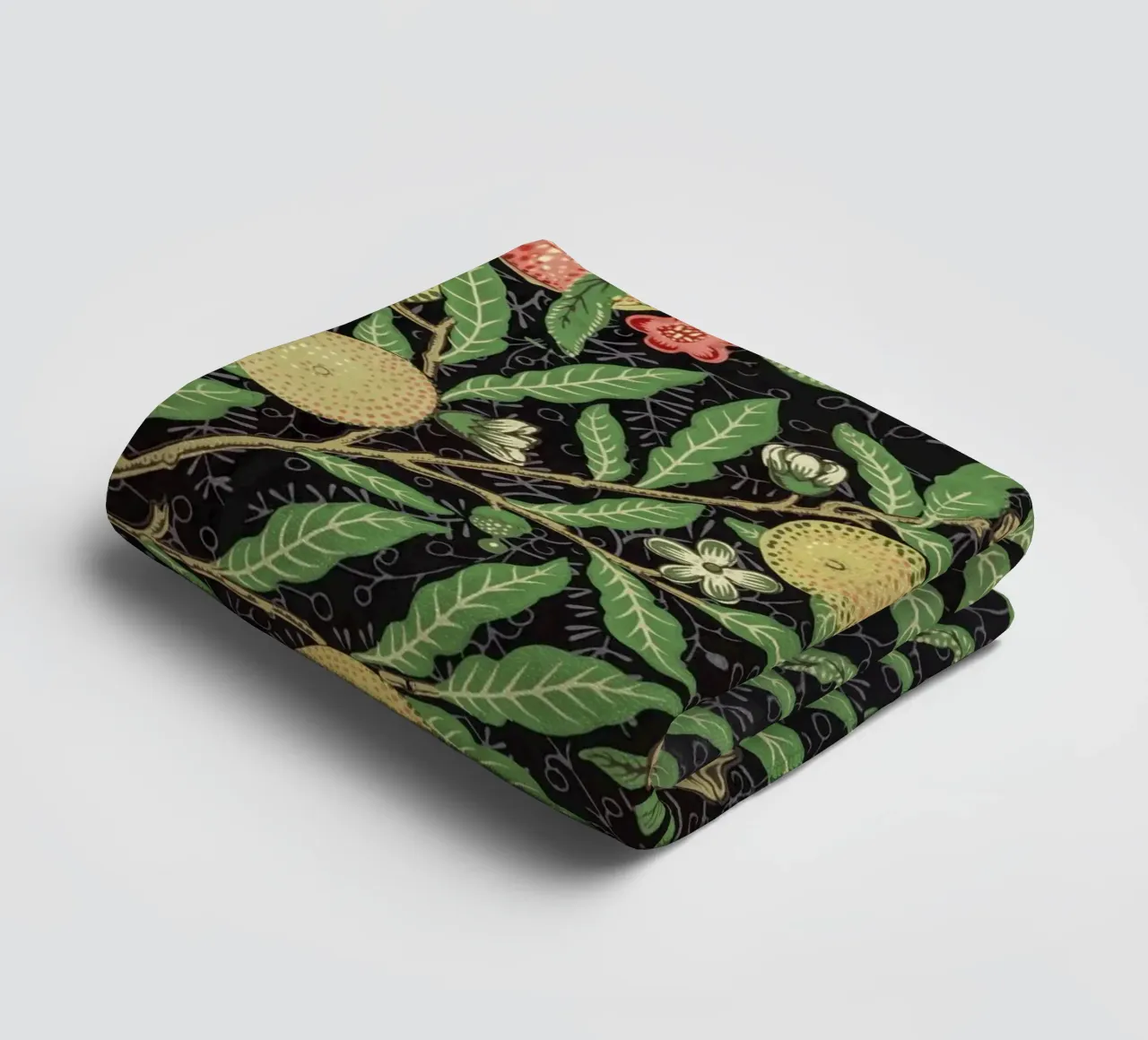 Fruit pattern badhanddoek van vintageshop