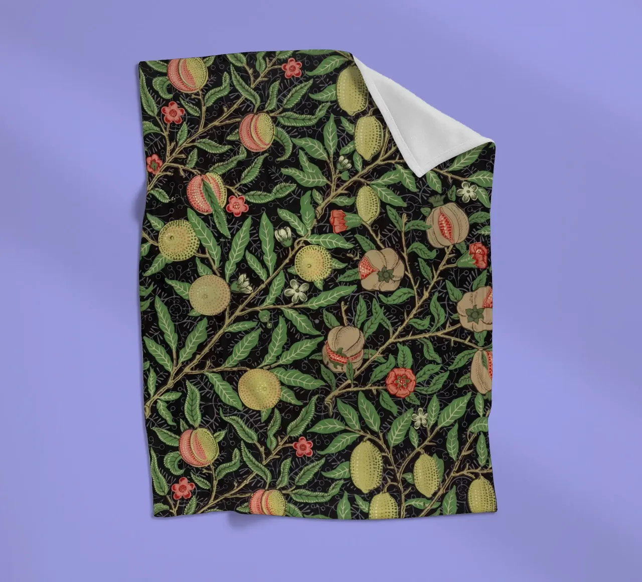 Fruit pattern coperta in pile da vintageshop