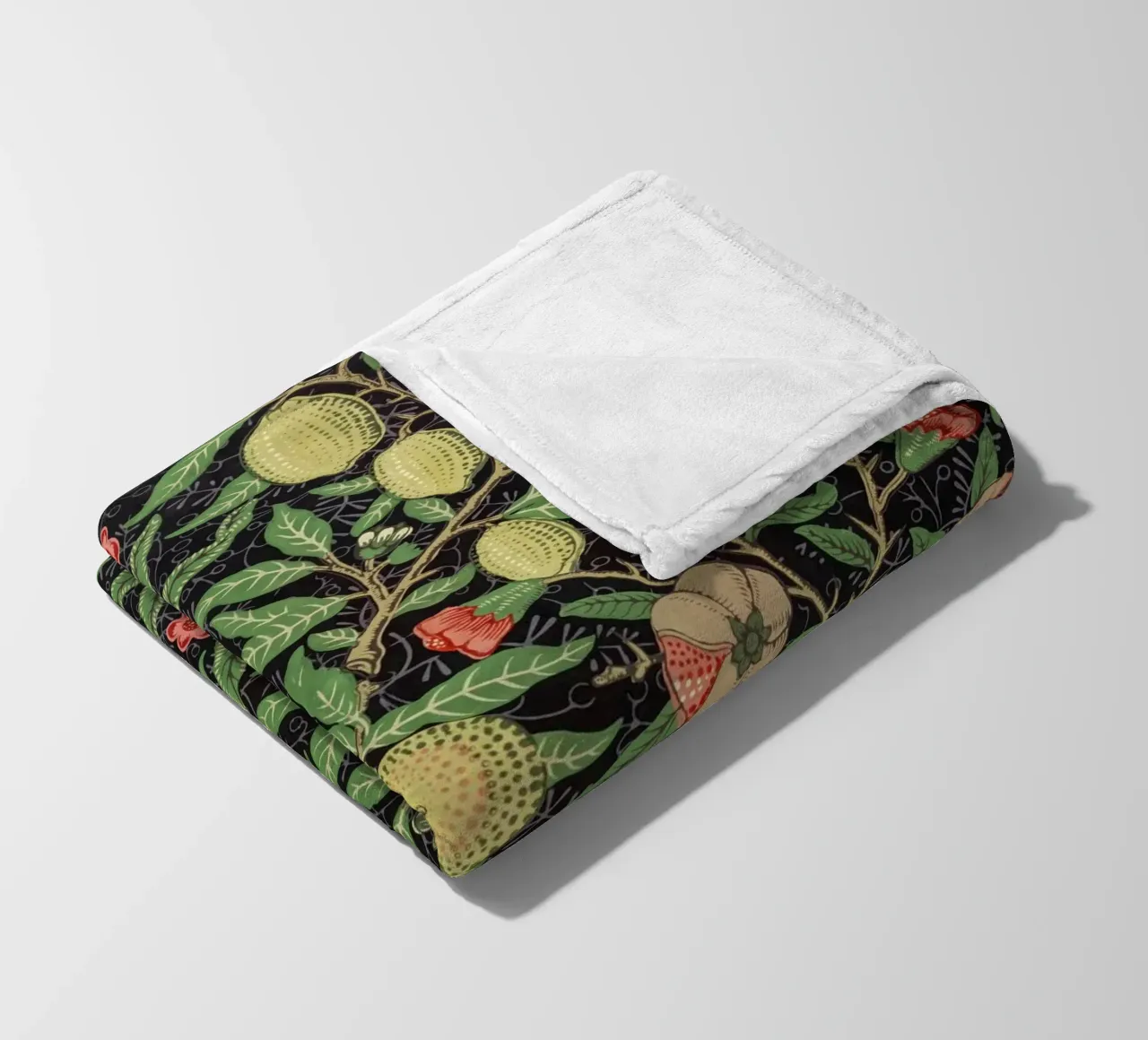 Fruit pattern coperta in pile da vintageshop