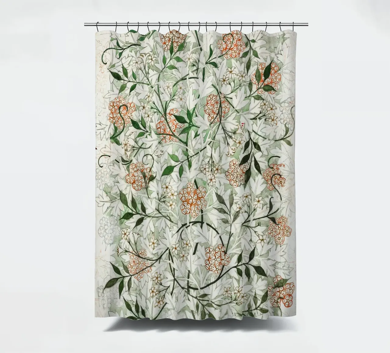famous Jasmine pattern tenda da doccia da vintageshop